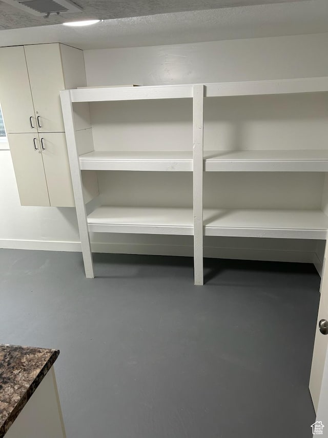 view of storage room