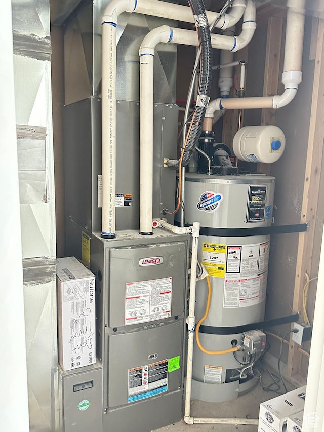3 W 825 S, Willard, UT 84340 - utility room with water heater and heating unit
