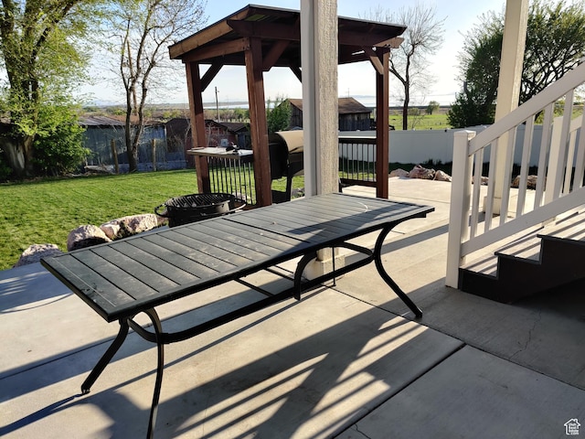 3 W 825 S, Willard, UT 84340 - view of patio / terrace with outdoor dining area