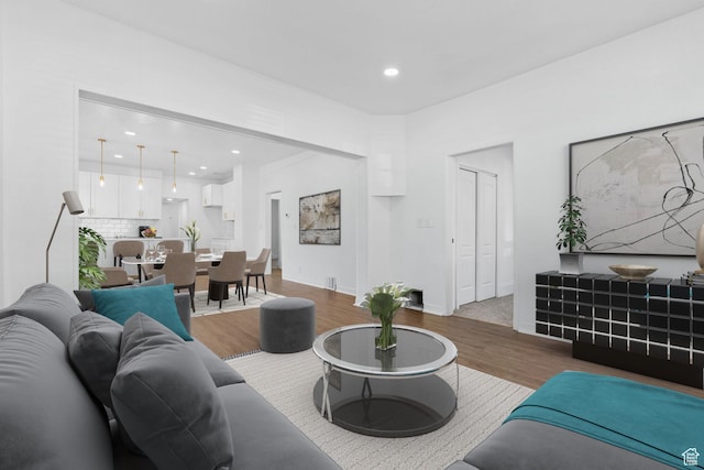 789 27th St, Ogden, UT 84403 - living room featuring wood-type flooring