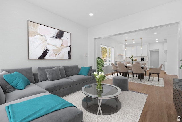 789 27th St, Ogden, UT 84403 - living room with wood-type flooring