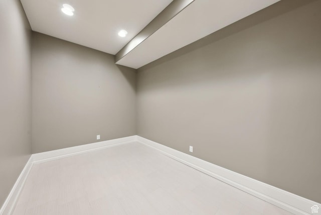 2905 E Denmark Dr, Cottonwood Heights, UT 84121 - finished below grade area featuring recessed lighting and baseboards