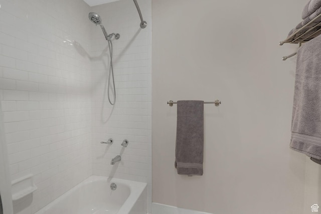 3655 E Oak Rim Way, Millcreek, UT 84109 - bathroom featuring tiled shower / bath combo