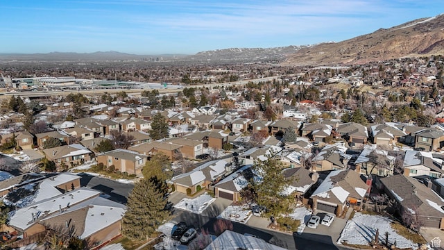 3655 E Oak Rim Way, Millcreek, UT 84109 - drone / aerial view with a mountain view