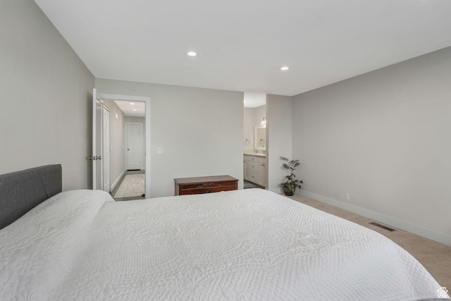3655 E Oak Rim Way, Millcreek, UT 84109 - carpeted bedroom featuring ensuite bathroom