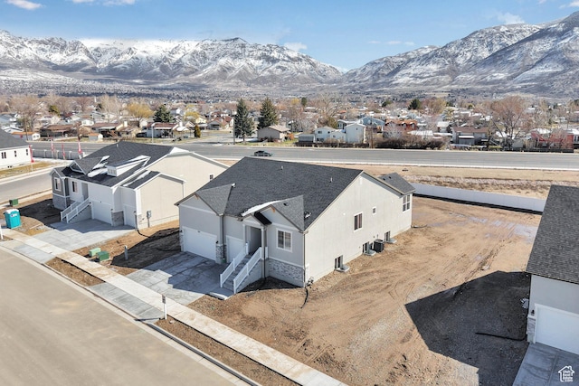 1162 N 375th St W Unit 22, Harrisville, UT 84404 - drone / aerial view with a residential view and a mountain view