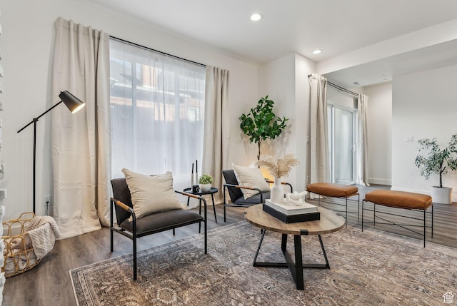 1618 S Main St Unit 2, Salt Lake City, UT 84115 - sitting room with dark hardwood / wood-style flooring