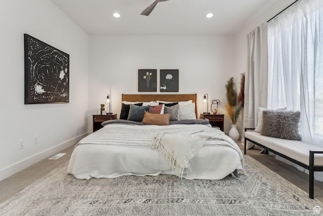 1618 S Main St Unit 2, Salt Lake City, UT 84115 - bedroom featuring carpet floors and ceiling fan