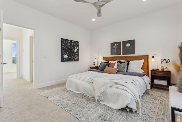 1618 S Main St Unit 2, Salt Lake City, UT 84115 - bedroom with light colored carpet and ceiling fan