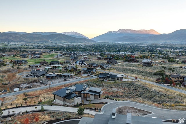 2066 E Oquirrh Mountain Cir, Heber City, UT 84032 - aerial view featuring a mountain view