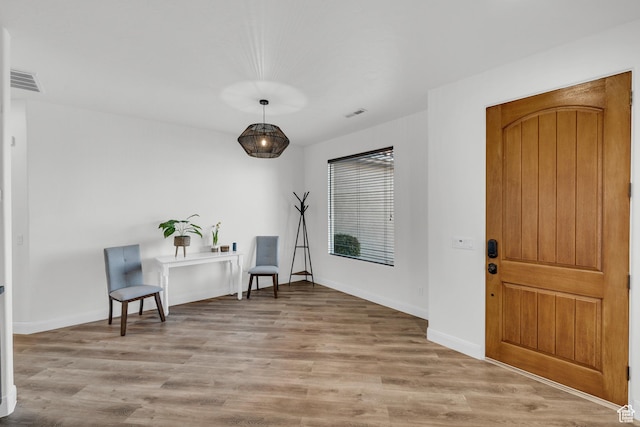 235 W Golden Eagle Cir, St George, UT 84770 - foyer with light hardwood / wood-style floors