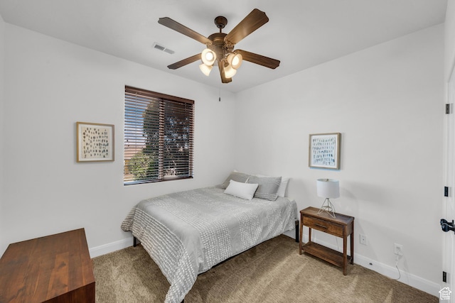 235 W Golden Eagle Cir, St George, UT 84770 - bedroom with carpet and ceiling fan
