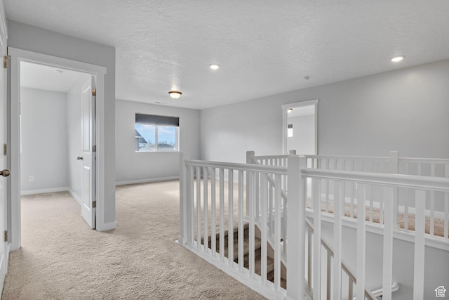 4421 W 150 N, West Point, UT 84015 - hall with light colored carpet and a textured ceiling