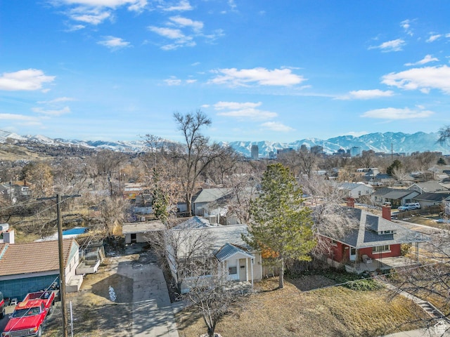448 N 900 W, Salt Lake City, UT 84116 - drone / aerial view with a residential view and a mountain view