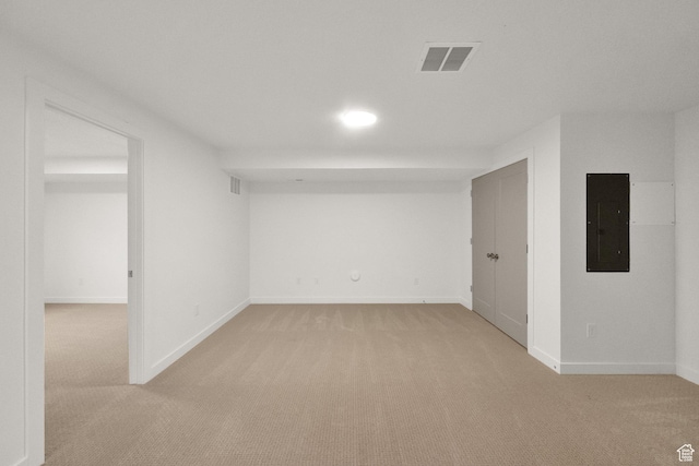 103 E 1760 N, Heber City, UT 84032 - basement featuring light carpet and electric panel