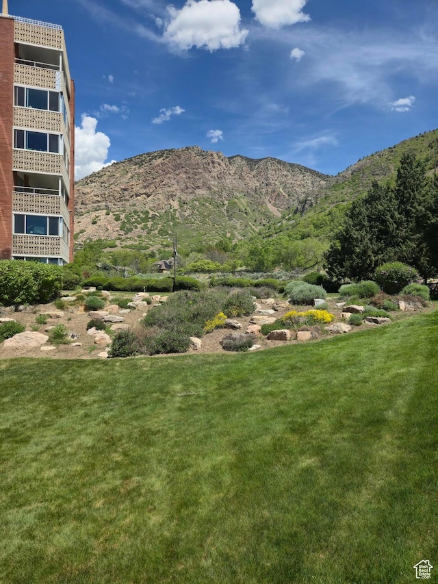 view of mountain backdrop