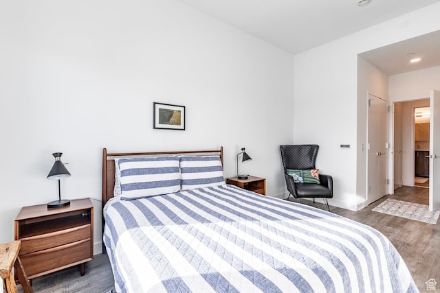 2303 Deer Hollow Rd Unit 1329, Park City, UT 84060 - bedroom with dark hardwood / wood-style flooring