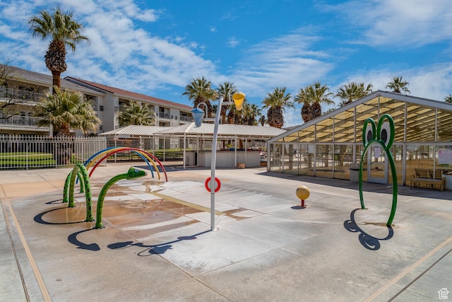 surrounding community featuring a playground
