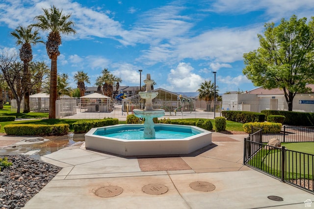 view of pool