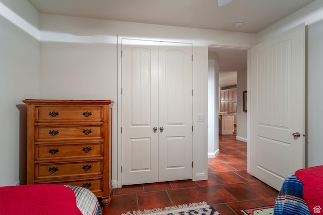 bedroom featuring a closet