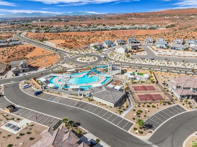 1439 N Arena Roja Dr, Washington, UT 84780 - birds eye view of property featuring a mountain view