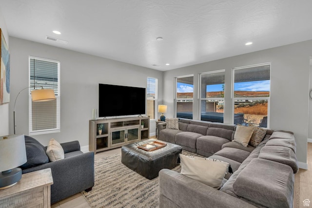 1439 N Arena Roja Dr, Washington, UT 84780 - living room with light hardwood / wood-style floors
