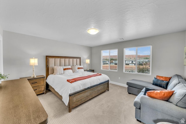 1439 N Arena Roja Dr, Washington, UT 84780 - bedroom with light carpet and a textured ceiling
