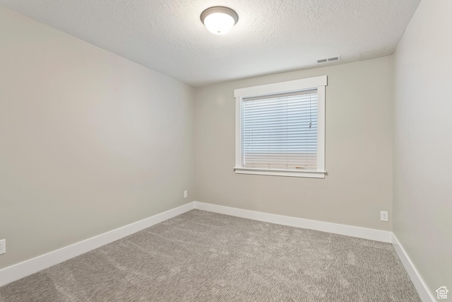 1407 N Mountain Rd, Ogden, UT 84404 - empty room featuring carpet floors and a textured ceiling
