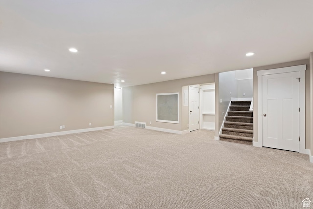 1407 N Mountain Rd, Ogden, UT 84404 - basement featuring light carpet