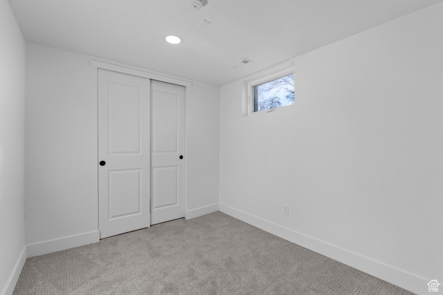2386 E Lakeview Dr S, Millcreek, UT 84109 - unfurnished bedroom with light colored carpet and a closet