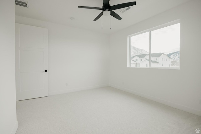 994 W Union Bench Dr S, Mapleton, UT 84664 - empty room featuring carpet floors, visible vents, and baseboards