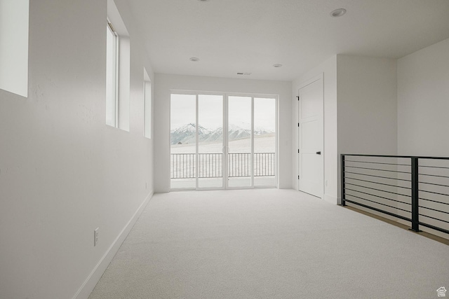 994 W Union Bench Dr S, Mapleton, UT 84664 - carpeted spare room featuring visible vents and baseboards