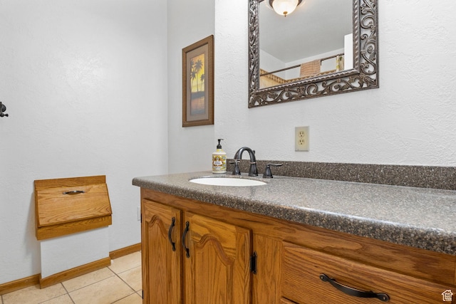 440 W Cottonwood Ln, Ferron, UT 84523 - bathroom with tile patterned flooring and vanity