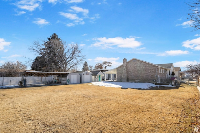 440 W Cottonwood Ln, Ferron, UT 84523 - view of yard with a shed