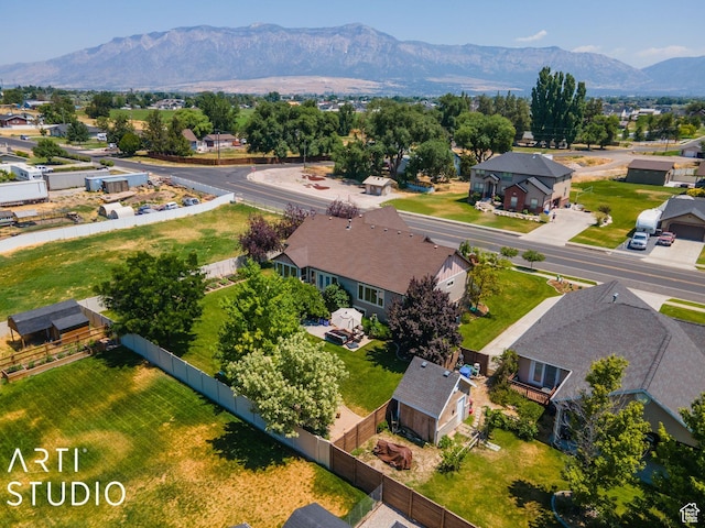 1679 N 4400 W, Plain City, UT 84404 - aerial view with a mountain view