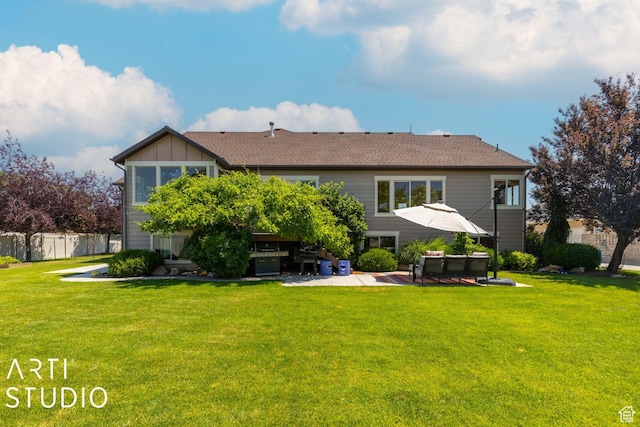 1679 N 4400 W, Plain City, UT 84404 - back of house with a yard and a patio area