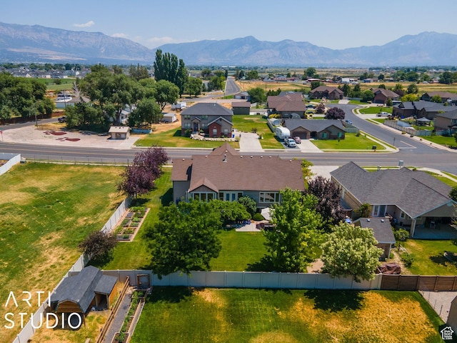 1679 N 4400 W, Plain City, UT 84404 - drone / aerial view featuring a mountain view