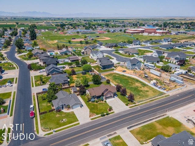 1679 N 4400 W, Plain City, UT 84404 - aerial view featuring a mountain view