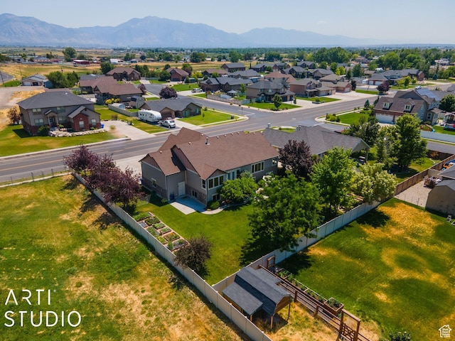 1679 N 4400 W, Plain City, UT 84404 - drone / aerial view featuring a mountain view