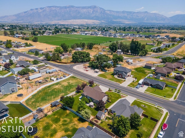 1679 N 4400 W, Plain City, UT 84404 - drone / aerial view with a mountain view