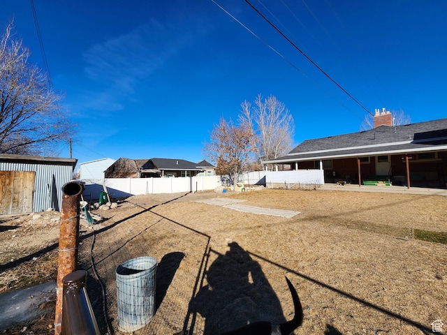 view of yard