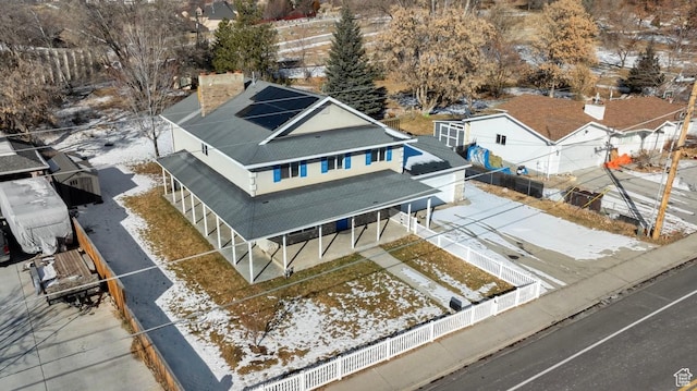drone / aerial view
