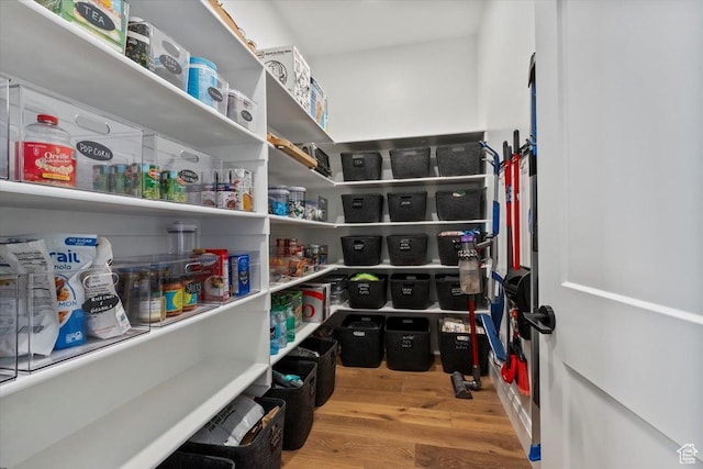 view of pantry