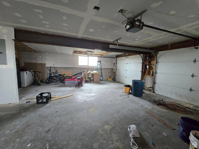 4556 W 4950 S, Hooper, UT 84315 - garage featuring a garage door opener