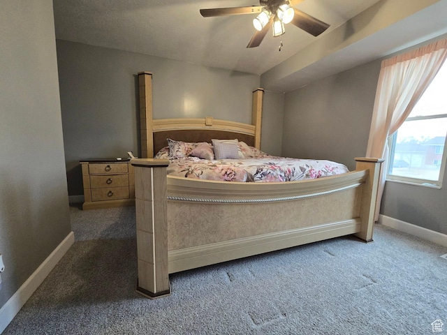 4556 W 4950 S, Hooper, UT 84315 - carpeted bedroom with baseboards and a ceiling fan
