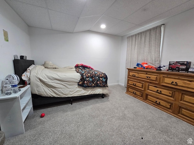4556 W 4950 S, Hooper, UT 84315 - bedroom with carpet flooring and vaulted ceiling