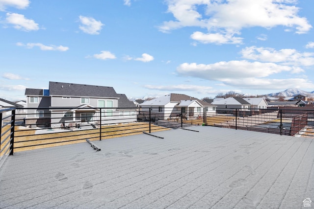1002 W Temple Rim Ln, Payson, UT 84651 - deck featuring a mountain view