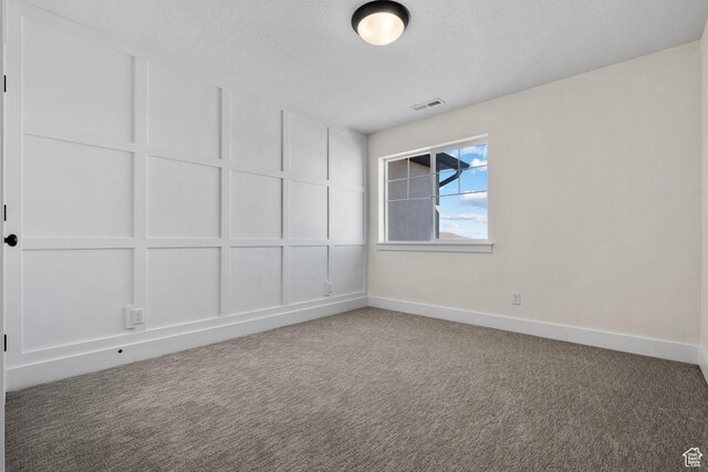 1002 W Temple Rim Ln, Payson, UT 84651 - empty room with carpet and a textured ceiling