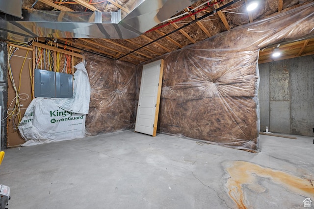 1002 W Temple Rim Ln, Payson, UT 84651 - basement with electric panel