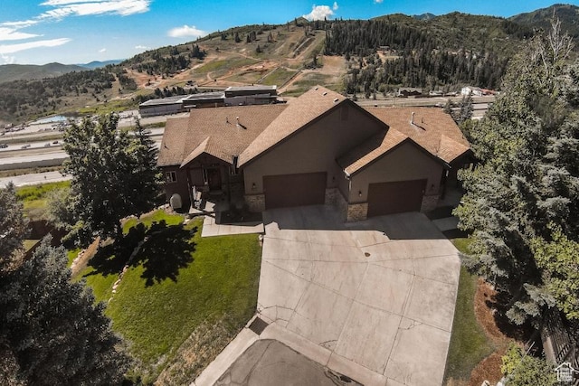 3942 View Pointe Dr, Park City, UT 84098 - aerial view featuring a mountain view